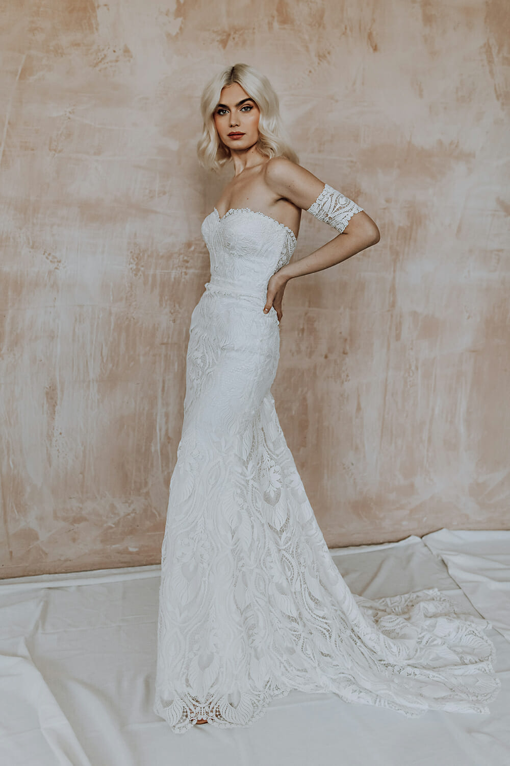 Stella simple boho wedding dress