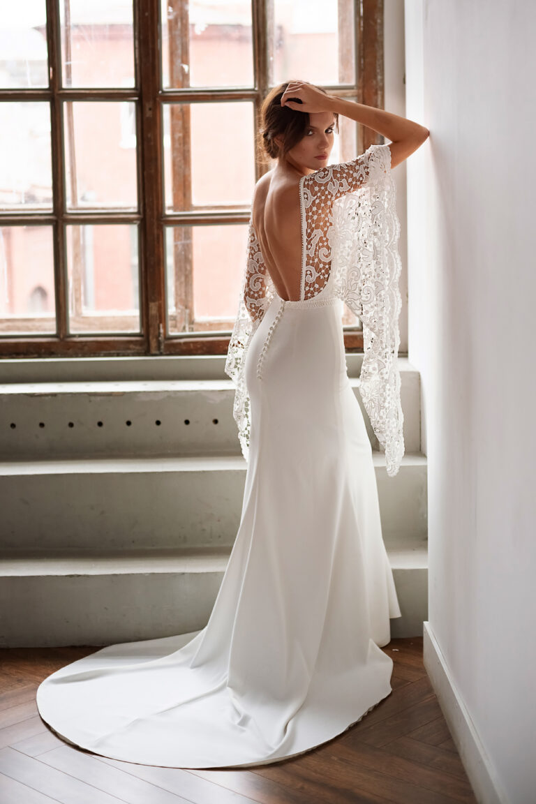Vintage Lace Wedding Dresses With Sleeves | Bridal Shop London