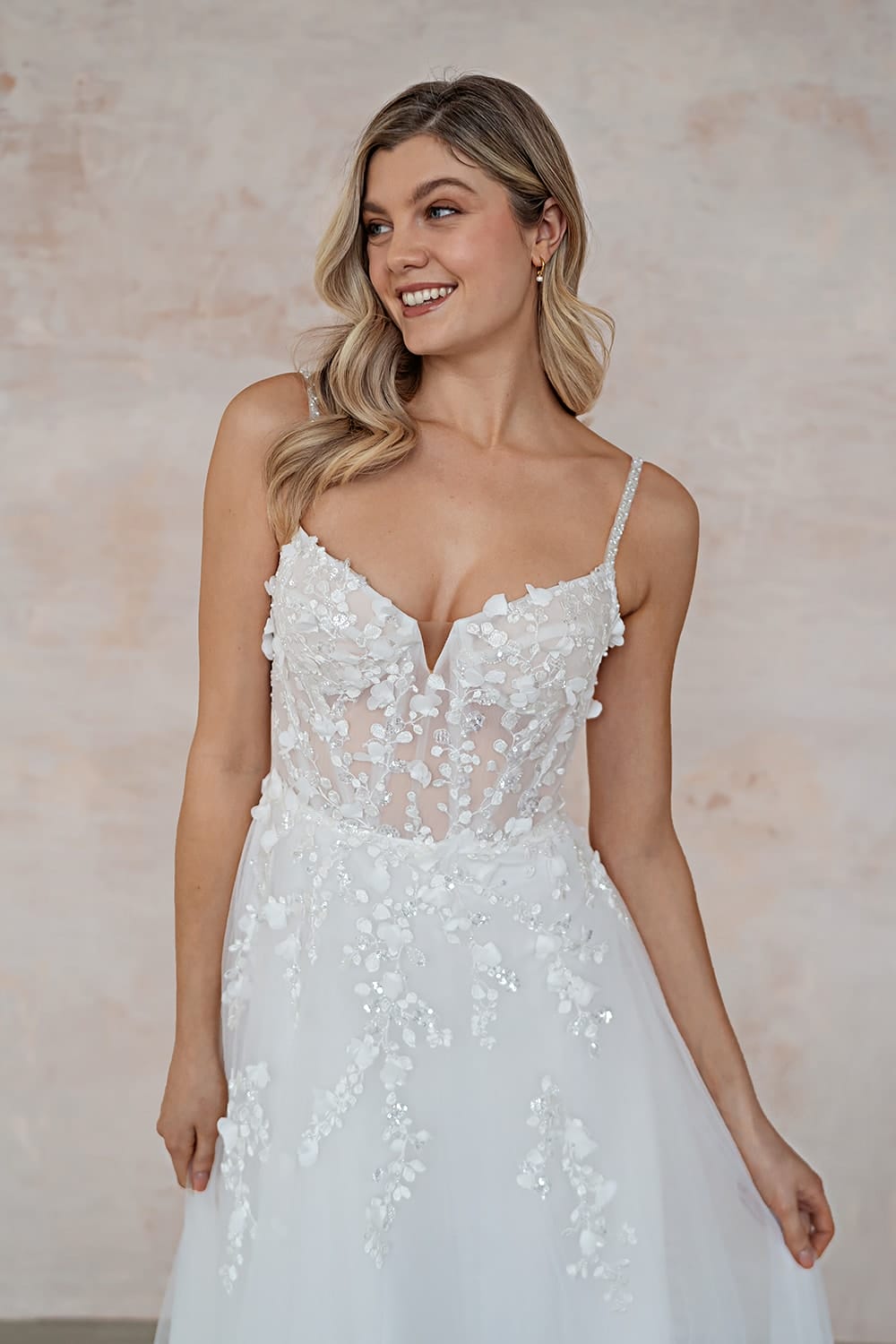 chinese dress ladies Alice Mini Dress White Lace – Cherie main image 1