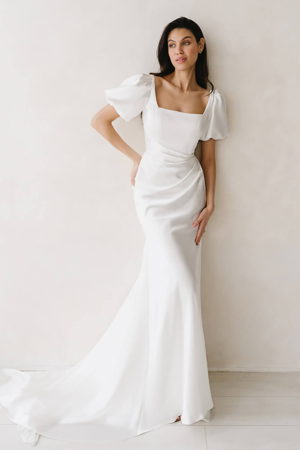 designer discount dresses uk Sadie - Wedding Wedding One Shoulder Ruffle Detail __tab1:styling-bandage Color:Light Pink Print